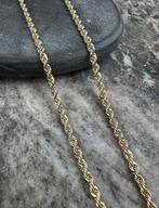 14k Gouden Rope Ketting - 60cm, Ophalen of Verzenden, Zo goed als nieuw, Goud
