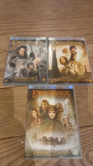 Lord of the rings 3 dvd's special edition beschikbaar voor biedingen