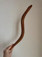 Decoratieve houten slang - 53 cm, Antiek en Kunst, Ophalen of Verzenden