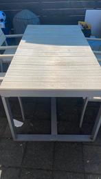 Tuinset tafel met 4 stoelen, Tuin en Terras, Tuintafels, Ophalen of Verzenden, Gebruikt, Rechthoekig