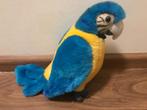Anna club pluche WWF knuffel papegaai blauw geel 35 cm, Ophalen of Verzenden, Nieuw, Overige typen