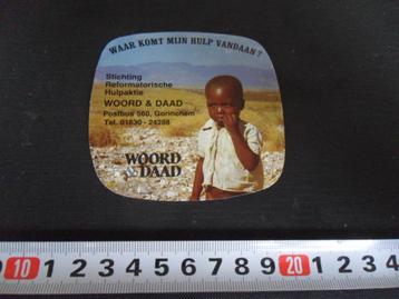 sticker Waar komt mijn hulp vandaan ?  WOORD & DAAD  beschikbaar voor biedingen