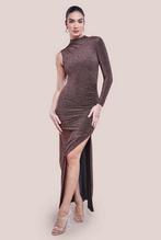 sale galajurk avondjurk bruin maat 34, 36, Kleding | Dames, Ophalen of Verzenden, Nieuw, Bruin, Galajurk