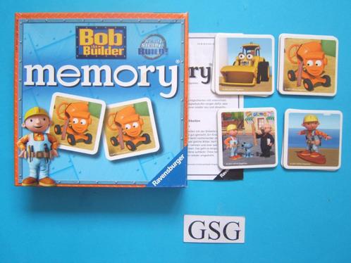 Bob de bouwer memory nr. 21 724 3-02, Hobby en Vrije tijd, Gezelschapsspellen | Overige, Zo goed als nieuw, Ophalen of Verzenden