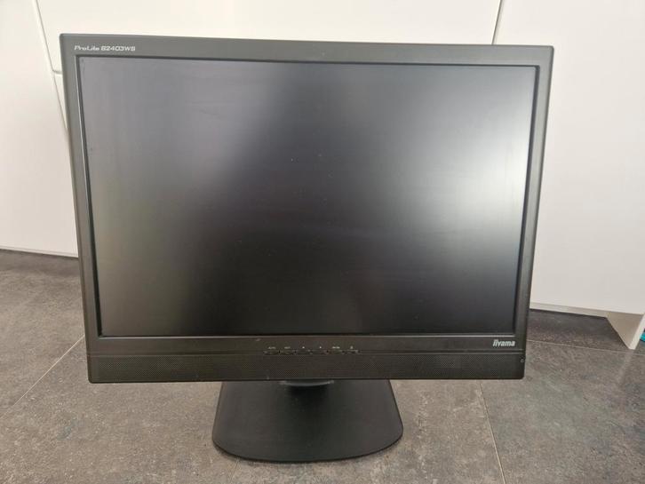 Iiyama ProLite B2403WS Zwart, Computers en Software, Monitoren, Zo goed als nieuw, 60 Hz of minder, HDMI, Overige typen, Full HD