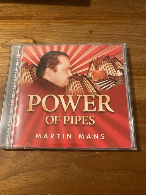 Martin Mans - Power of pipes (Orgel / Improvisaties & popula, Cd's en Dvd's, Cd's | Klassiek, Zo goed als nieuw, Overige typen