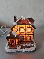 2 kersthuisjes met verlichting, Ophalen of Verzenden, Zo goed als nieuw
