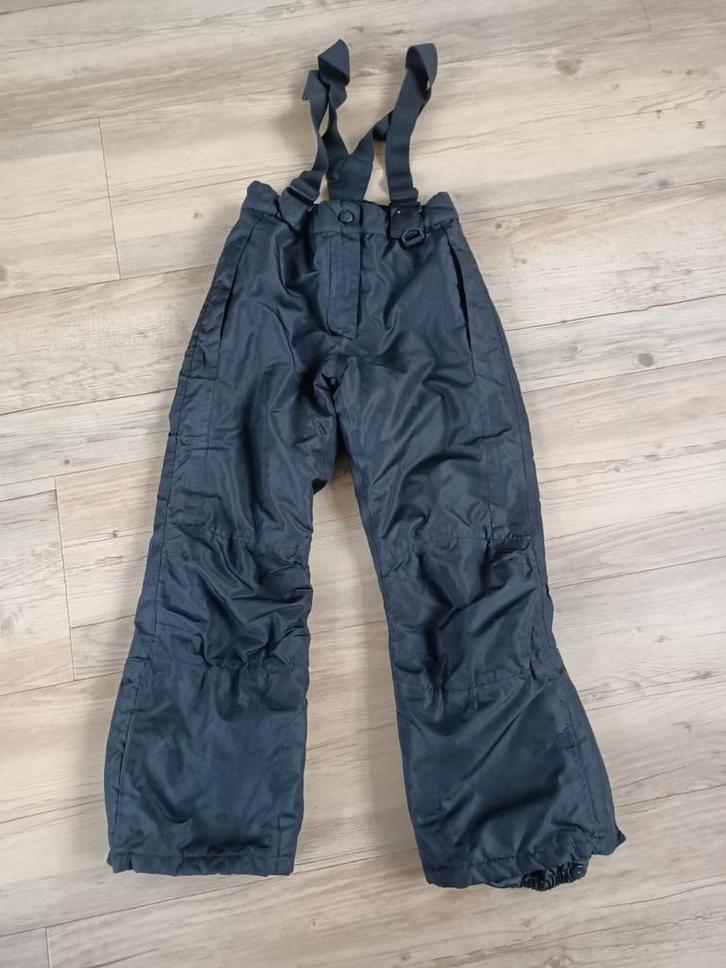 Zwarte Crivit skibroek maat 122/128, Kinderen en Baby's, Kinderkleding | Maat 122, Gebruikt, Jongen of Meisje, Broek, Ophalen of Verzenden