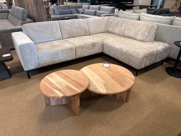Hoekbank Viola 255 x 190 beige Direct/Leverbaar E-2195 beschikbaar voor biedingen