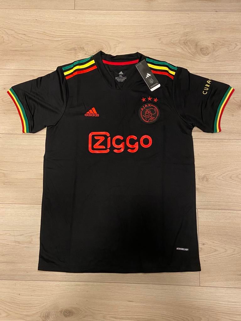 Ajax Jamaica Three Little Birds Shirt - maat XL - Nieuw, Verzenden, Zwart, Voetbal, Maat 56/58 (XL)