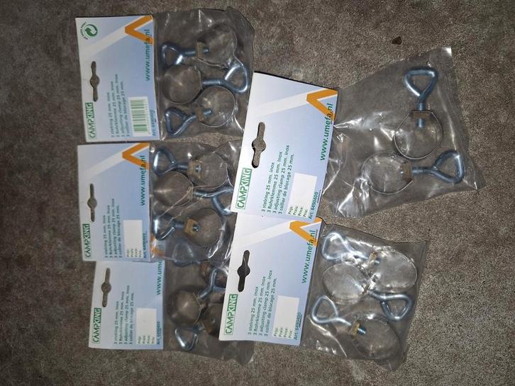 3 stelring 25 mm inox, Caravans en Kamperen, Caravan accessoires, Ophalen of Verzenden
