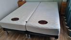 Twee schotelbodems en twee traagschuim matrassen 90x210 RHF, Huis en Inrichting, Ophalen, Gebruikt, 90 cm, 210 cm