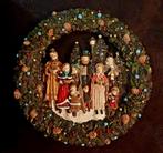 Charles Dickens polystone Kerstkrans, 30 cm, nieuwstaat!, Diversen, Kerst, Ophalen of Verzenden, Zo goed als nieuw