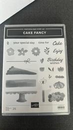 Cake Fancy Stempelset StampinUp!, Hobby en Vrije tijd, Stempelen, Ophalen of Verzenden, Zo goed als nieuw, Clearstamp