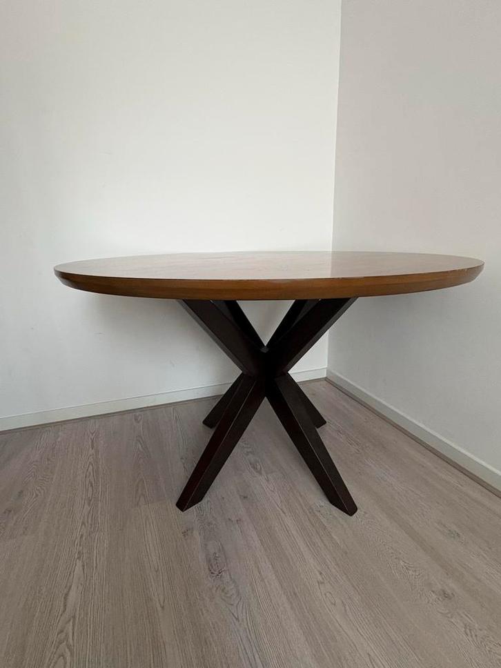 Ronde Najarian Eettafel - 120cm, Makkelijk te Vervoeren!, Huis en Inrichting, Tafels | Eettafels, Gebruikt, 100 tot 150 cm, Vier personen
