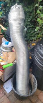 Afzuiging buis 150mm 15 cm alu, Doe-het-zelf en Verbouw, Ophalen, Afvoer, Nieuw, Minder dan 2 meter