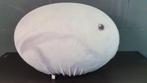 Tato Cerruti Baleri design pouf, poef, wit konijn. S32, Tweedehands verkoop, Tweedehands verkoop, Gebruikt, 125 cm of meer
