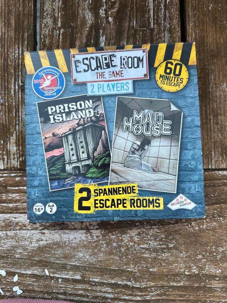 Escape Room The Game - 2 Spelers, Hobby en Vrije tijd, Gezelschapsspellen | Bordspellen, Gebruikt, Een of twee spelers, Ophalen of Verzenden