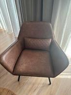 Leren fauteuil bruin in zeer nette staat! Bieden mag!, Huis en Inrichting, Fauteuils, Ophalen, Zo goed als nieuw, 75 tot 100 cm