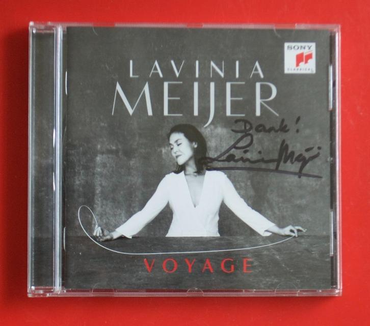 cd Lavinia Meijer Voyage 2015 Erik Satie + handtekening, Cd's en Dvd's, Cd's | Klassiek, Zo goed als nieuw, Overige typen, Classicisme