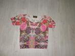 schitterend damesshirt van Custo, maat L, Kleding | Dames, Ophalen of Verzenden, Gedragen, Maat 42/44 (L), Korte mouw