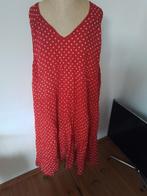 Moonshine jurk 50/52 rood met stippen, Kleding | Dames, Grote Maten, Jurk, Ophalen of Verzenden, Zo goed als nieuw, Rood
