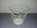 brocante draadstaal overpot, jaren 50, Antiek en Kunst, Ophalen of Verzenden