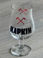 7 Hapkin bierglazen 0,5L, Verzamelen, Ophalen of Verzenden, Zo goed als nieuw, Bierglas