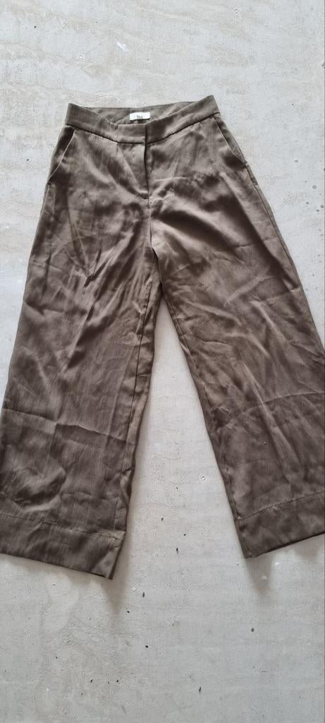 H&M kaki Culotte Broek Maat 38, Maat 38/40 (M), H&M, Bruin, Verzenden