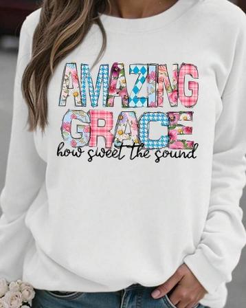 Sweater Grace Wit (44-52) beschikbaar voor biedingen
