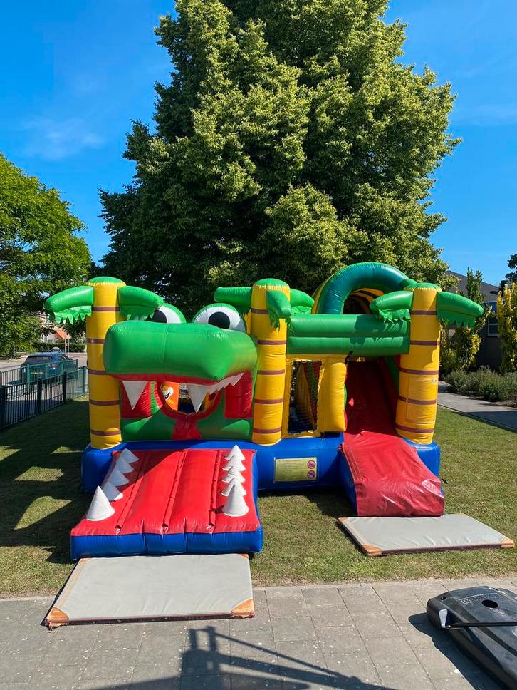 Springkussen, opblaastent, stormbaan, spellen, etc huren, Hobby en Vrije tijd, Feestartikelen | Verhuur, Zo goed als nieuw, Verjaardag