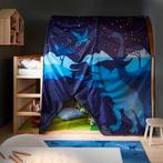 Ikea Kura omkeerbaar bed met dino tent, Kinderen en Baby's, Ophalen, 85 tot 100 cm, Hoogslaper of Stapelbed, Zo goed als nieuw