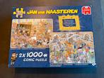 Jan van Haasteren - 2x 1000, Ophalen of Verzenden, 500 t/m 1500 stukjes, Zo goed als nieuw