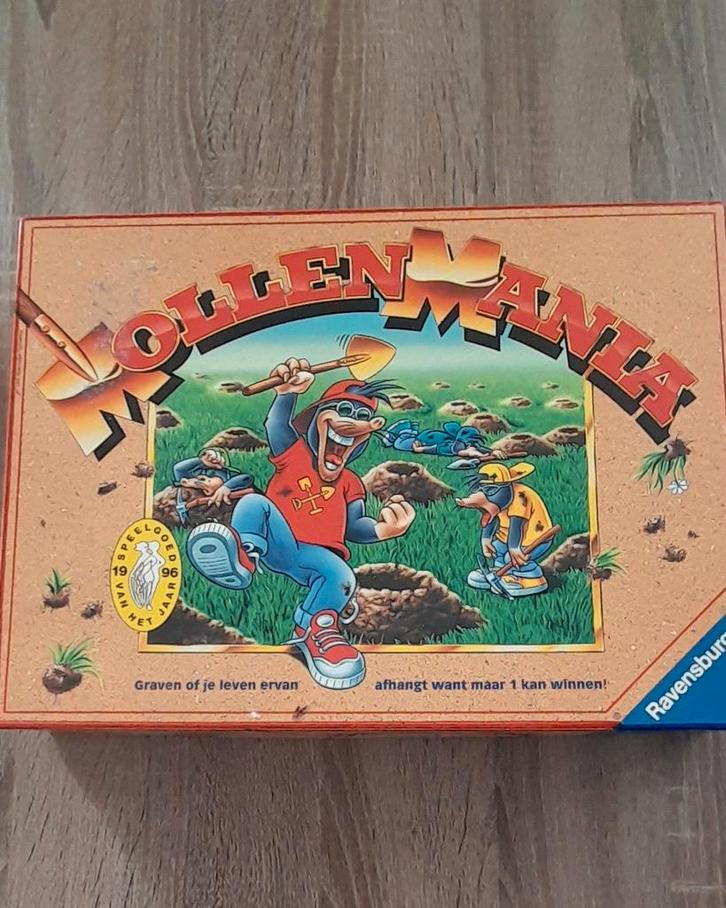 Mollenmania bordspel van Ravensburger - 2 - 4 personen, Hobby en Vrije tijd, Gezelschapsspellen | Bordspellen, Zo goed als nieuw