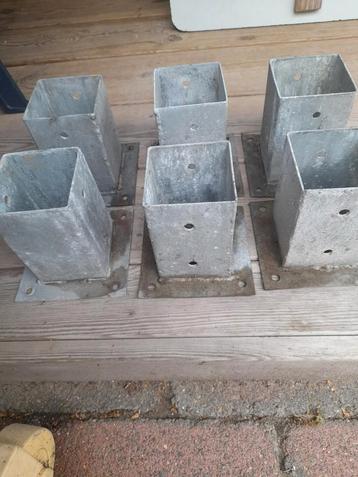 Paalhouders - 6 stuks beschikbaar voor biedingen