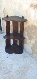 Frans vintage houten hoeketagère staand hang 3 laags, Ophalen of Verzenden, Gebruikt