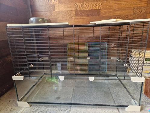Ferplast Karat 80 hamsterkooi met veel accessoires, Dieren en Toebehoren, Knaagdieren en Konijnen | Hokken en Kooien, Gebruikt