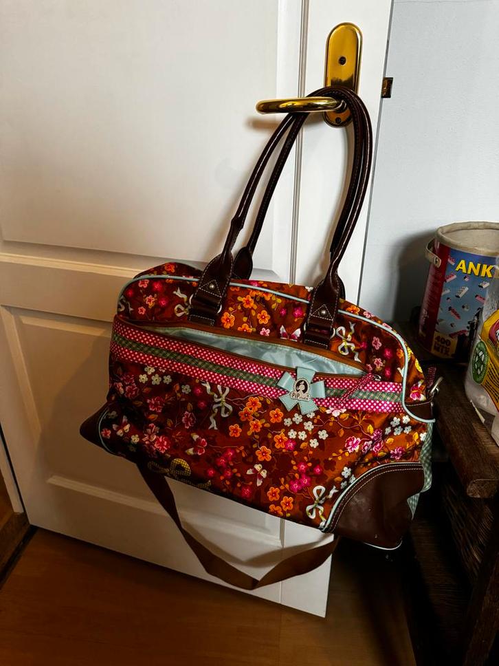 Pip Studio Weekendtas, Sieraden, Tassen en Uiterlijk, Tassen | Damestassen, Zo goed als nieuw, Overige typen, Bruin, Ophalen