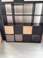 Kallax 16 vaks kast ikea, Ophalen, Gebruikt, 100 tot 150 cm, Minder dan 150 cm