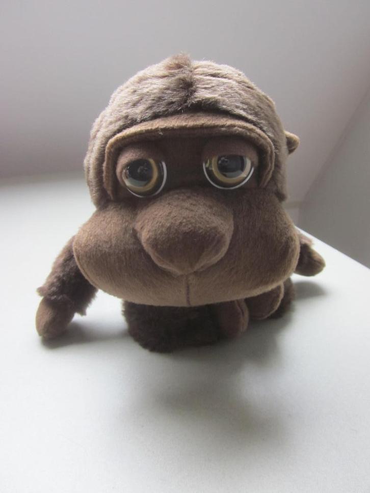 Big Headz TCC Global bruin superzacht pluche aap knuffel, Kinderen en Baby's, Speelgoed | Knuffels en Pluche, Nieuw, Overige typen