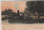 Gouda met stoomschip, Verzamelen, Verzenden, Voor 1920, Gelopen, Zuid-Holland
