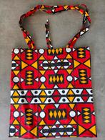 Shopper | Tote Bag | Afrikaanse stof, Ophalen of Verzenden, Nieuw, Rood, Handtas