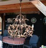 Grote Landelijke Kroonluchter - 2 beschikbaar, Huis en Inrichting, Gebruikt, Ophalen of Verzenden, Landelijk, Metaal