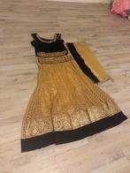 Lehnga blauw, Kleding | Dames, Gelegenheidskleding, Ophalen, Overige typen, Blauw, Zo goed als nieuw