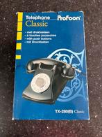 Telefoon Profone Classic TX380(B) Nieuw in doos., Telecommunicatie, Vaste telefoons | Niet Draadloos, Ophalen of Verzenden, Zo goed als nieuw