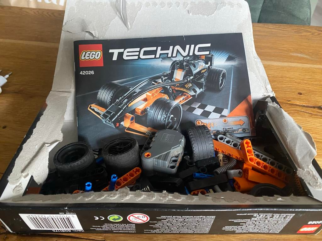 Lego Technic 42026 Black Champion Racewagen, Ophalen of Verzenden, Gebruikt, Complete set, Lego