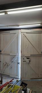 Authentieke Baanderdeuren voor Boerderij, Doe-het-zelf en Verbouw, Deuren en Horren, Gebruikt, 215 cm of meer, Ophalen of Verzenden