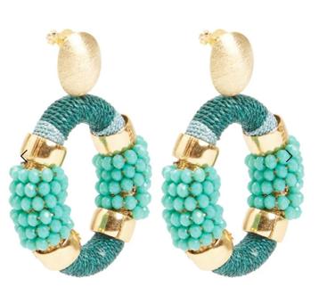 Lott Gioielli oorbellen - zeegroen/turquoise beschikbaar voor biedingen