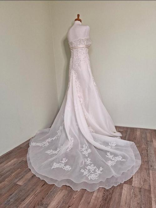 Trouwjurk Pronovias maat 38, Kleding | Dames, Trouwkleding en Trouwaccessoires, Zo goed als nieuw, Trouwjurk, Wit, Ophalen of Verzenden