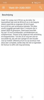 Vsett 10+ e-step, Fietsen en Brommers, Steps, Ophalen, Gebruikt, Elektrische step (E-scooter), Overige merken